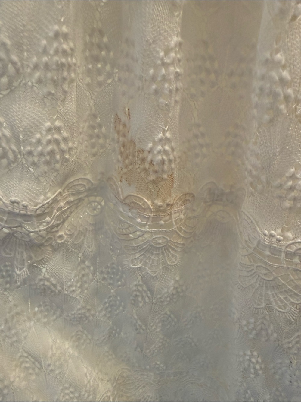 Waimari White Lace-Trimmed Broderie Ibiza Cotton-Poplin Midi Dress Large - Picture 7 of 12